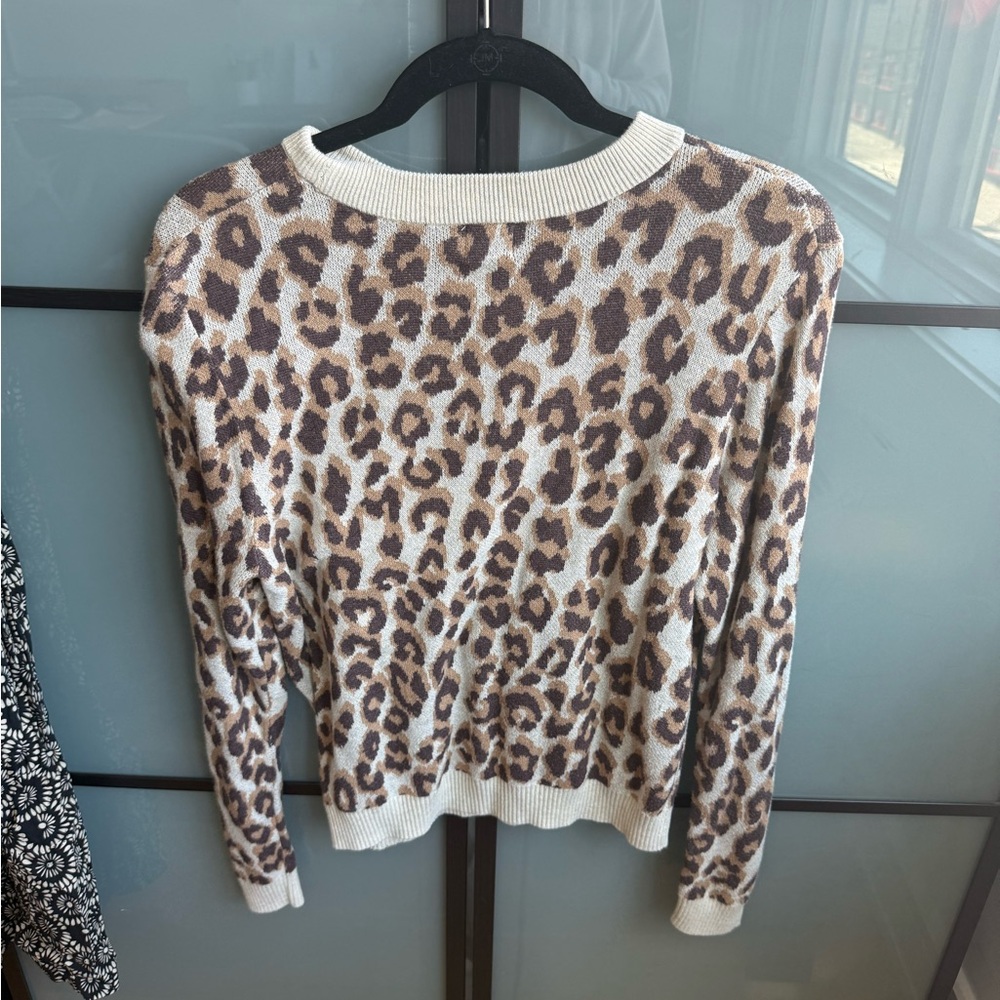 Leopard Print Women's Sweater